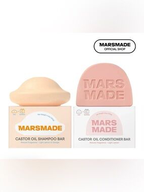 Pink Castor Oil Conditioner Bar for Kids Hair Care